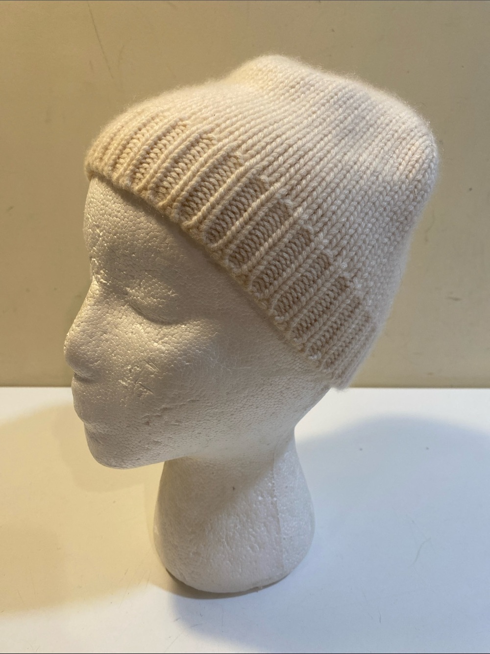 J. Crew Knit Ivory Cap Beanie Cream